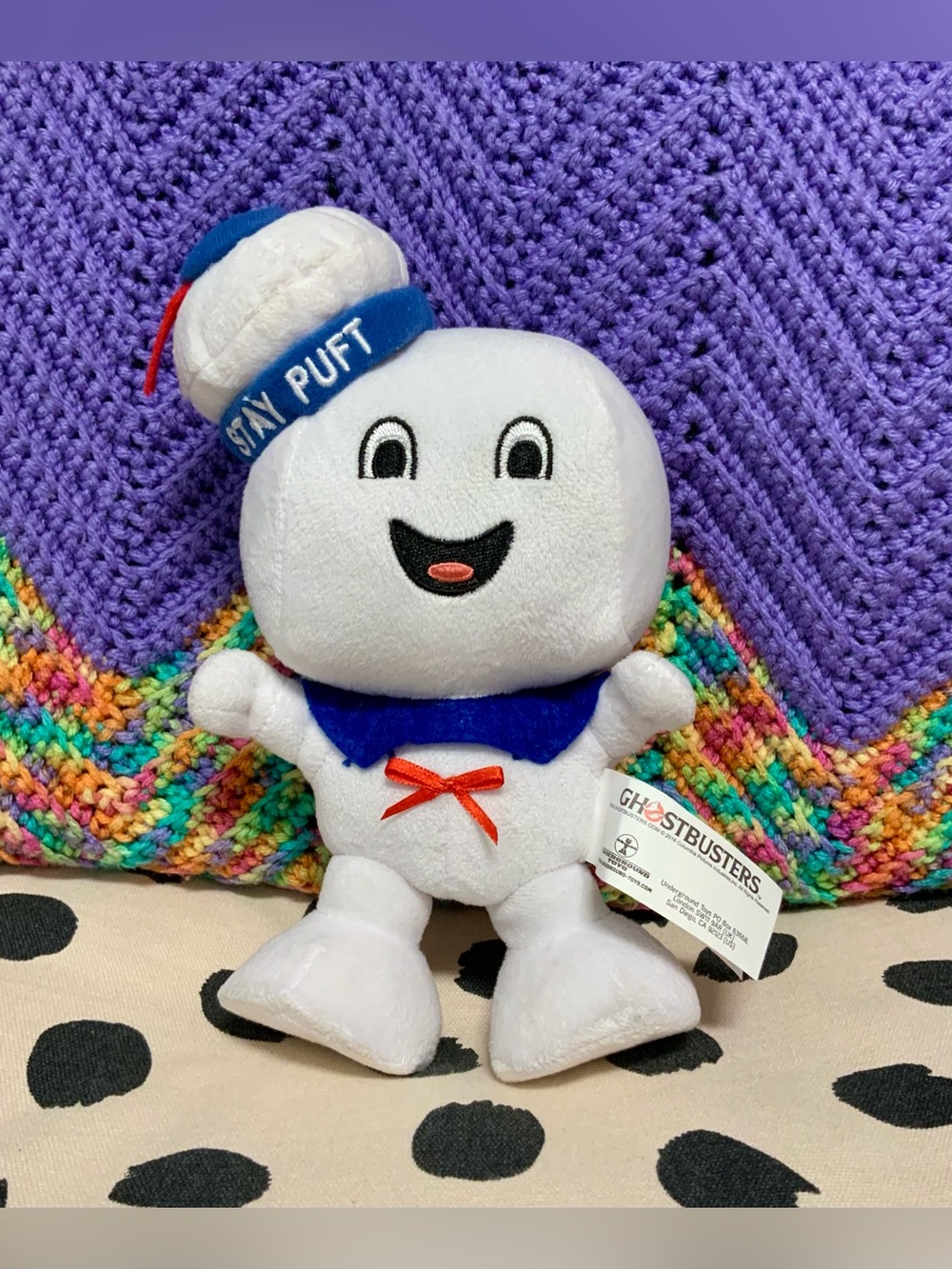 Ghostbusters Stay Puft Marshmallow Man Plush Stuffed Toy 8" Puff Puffed 2016